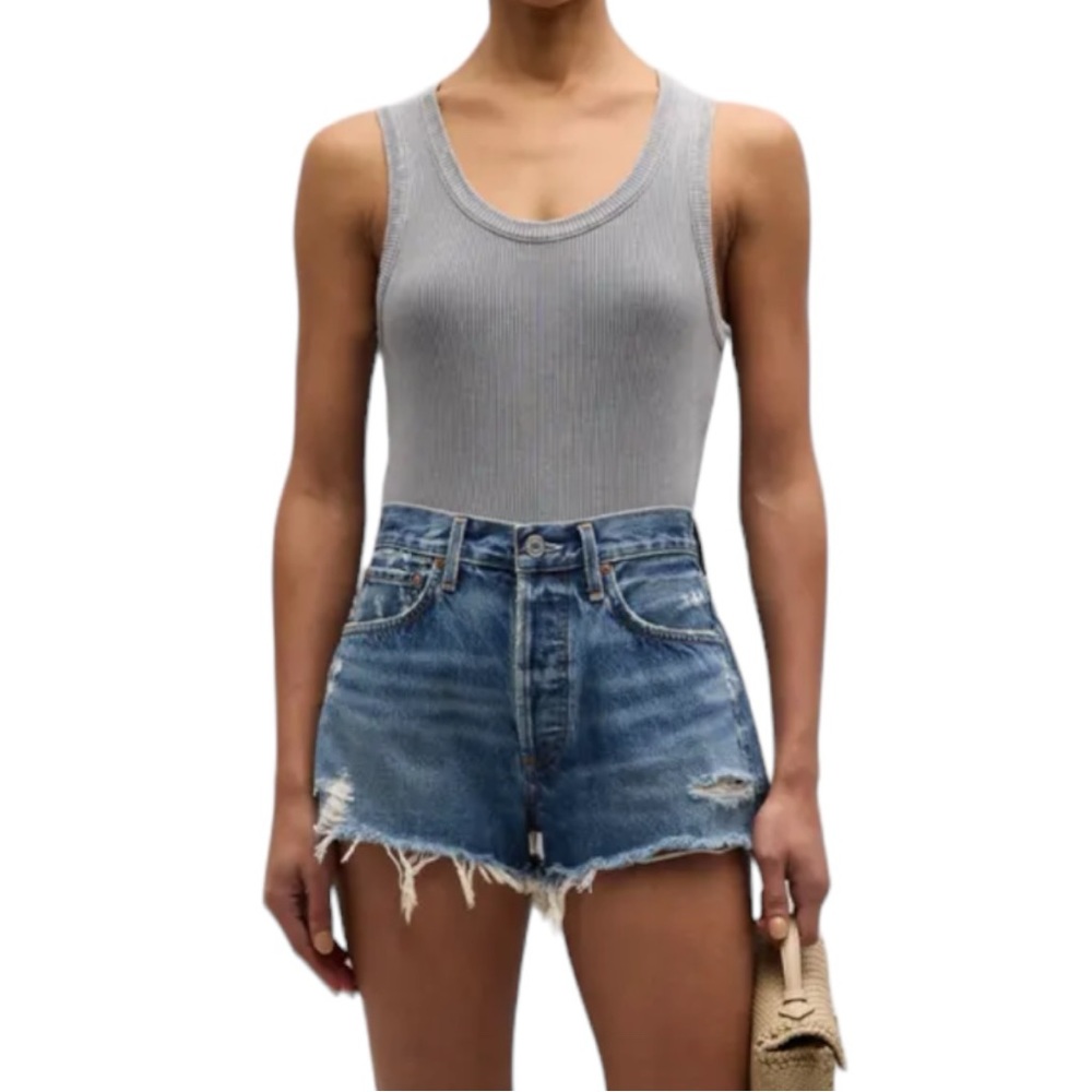 Agolde Blue Jean Shorts